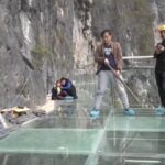 中国のガラス橋