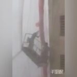中国の窓清掃