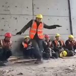 中国の建設作業員